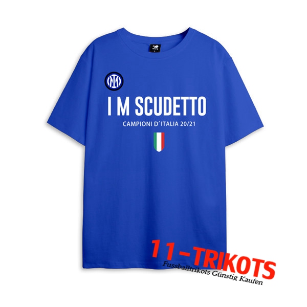 Inter Milan Trainingstrikot Scudetto Blau 2021