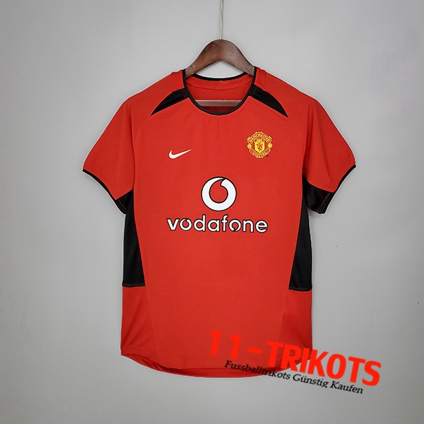 Manchester United Retro Heimtrikot 2002/2004