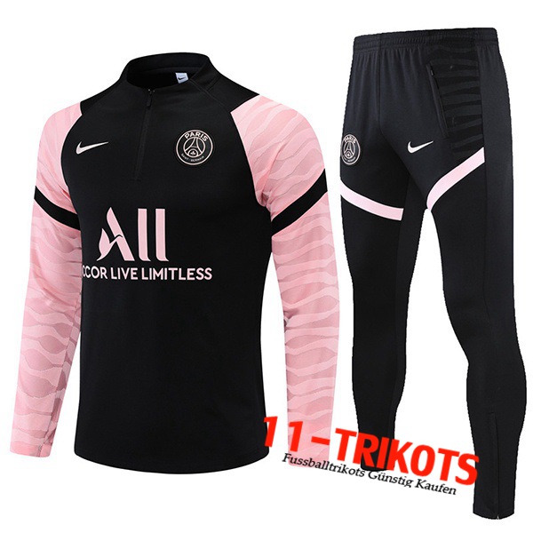 Jordan PSG Trainingsanzug Schwarz/Rosa 2021/2022