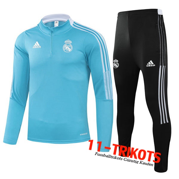 Real Madrid Trainingsanzug Blau 2021/2022