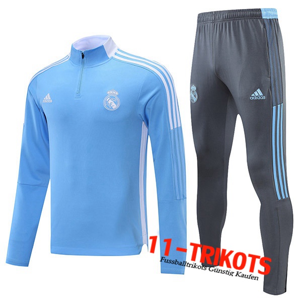 Real Madrid Trainingsanzug Blau 2021/2022