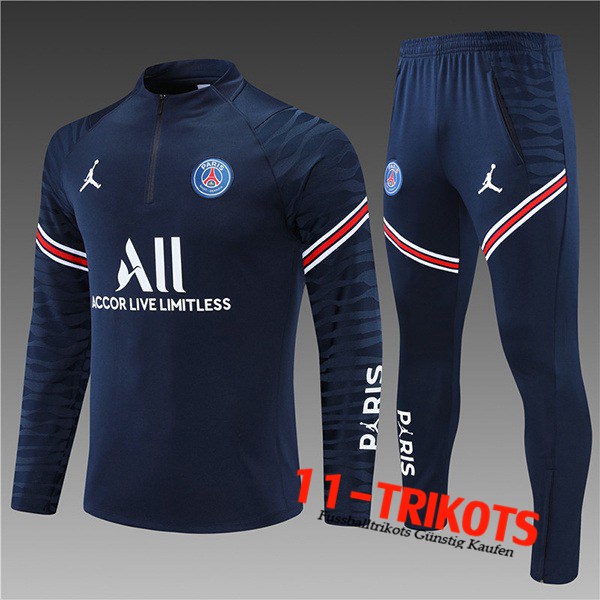 Jordan PSG Kinder Trainingsanzug Marineblau 2021/2022