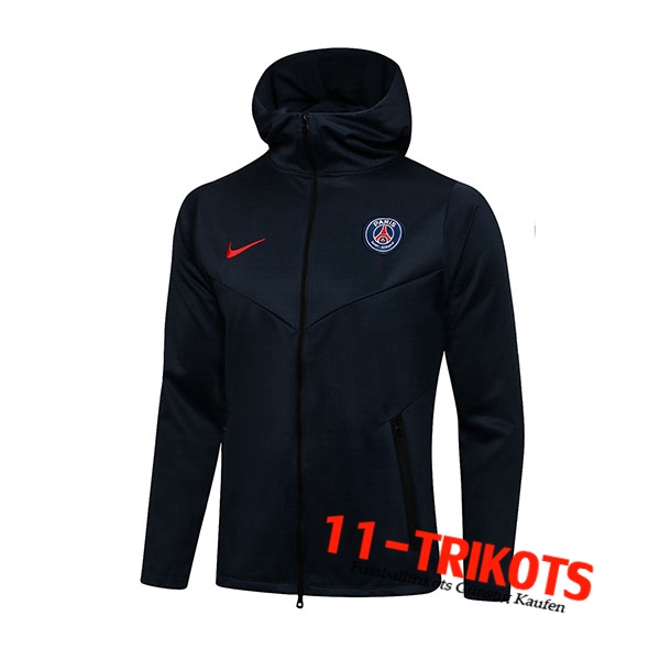 Jordan PSG Training Jacket Mit Kapuze Blau 2021/2022