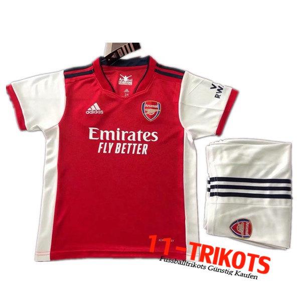 Arsenal Kinder Heimtrikot 2021/2022