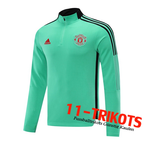 Sudadera De Entrenamiento Manchester United Verde 2021/2022 -1