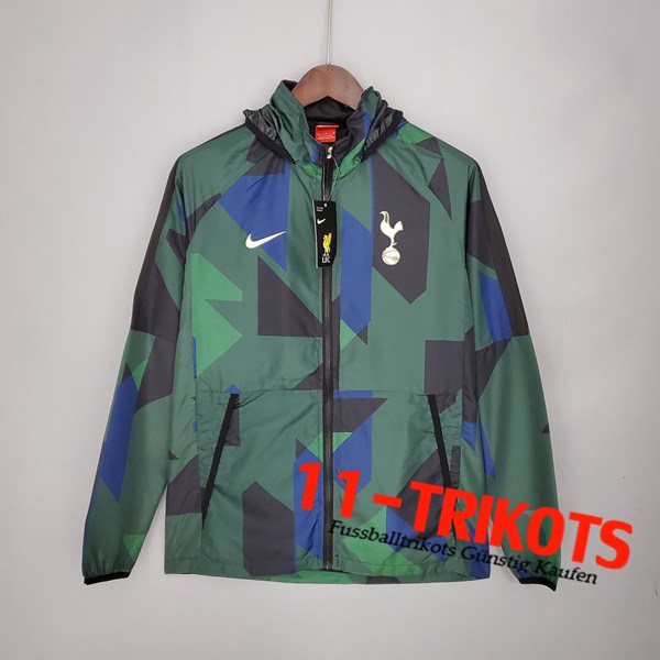 Tottenham Windjacke Grün/Blau 2021/2022