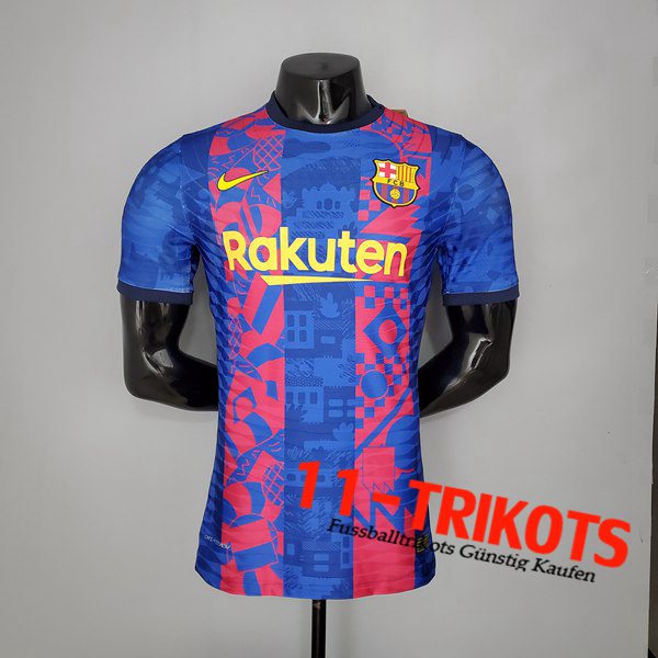 FC Barcelona Trainingstrikot Player Version Rot/Blau 2021/2022