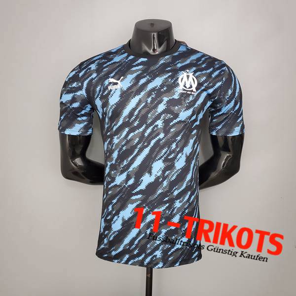 Marseille Trainingstrikot Player Version Schwarz/Blau 2021/2022