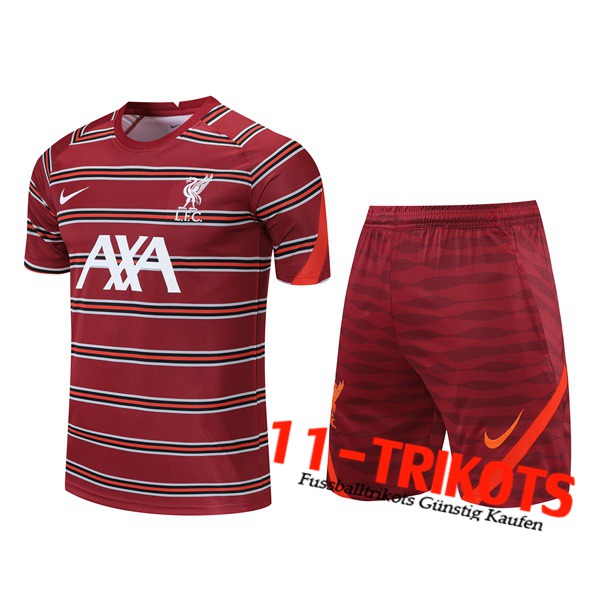 FC Liverpool Trainingstrikot + Shorts Rot 2021/2022