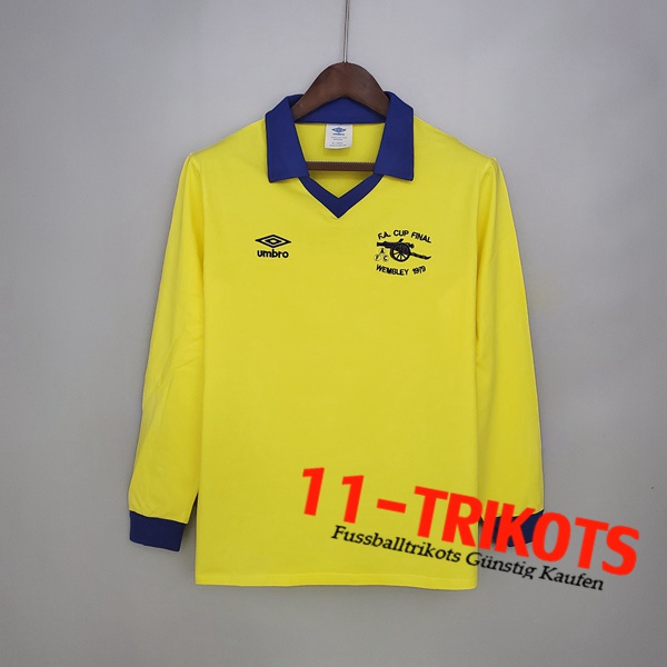 Arsenal Retro Langarm Auswärtstrikot 1971/1979