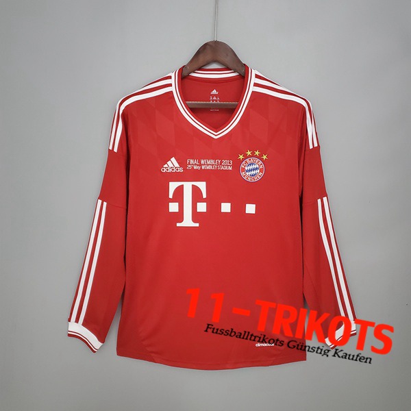 Bayern München Retro Langarm Heimtrikot 2013/2014