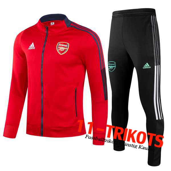 Arsenal Trainingsanzug (Jacke) Rot 2021/2022 -1