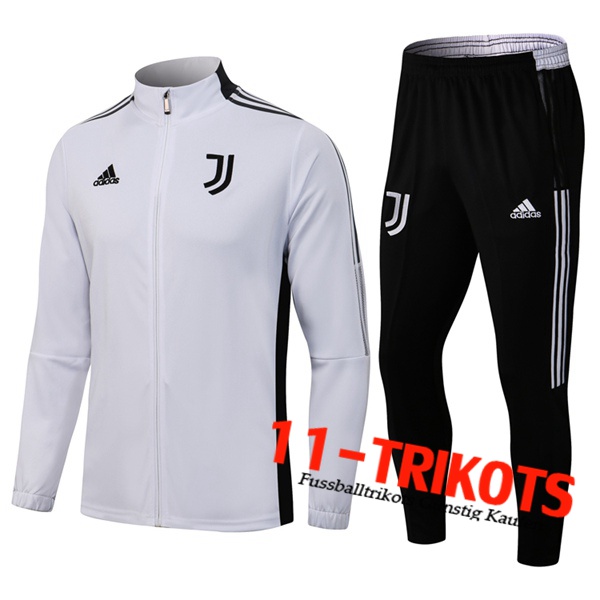 Juventus Trainingsanzug (Jacke) Weiß 2021/2022