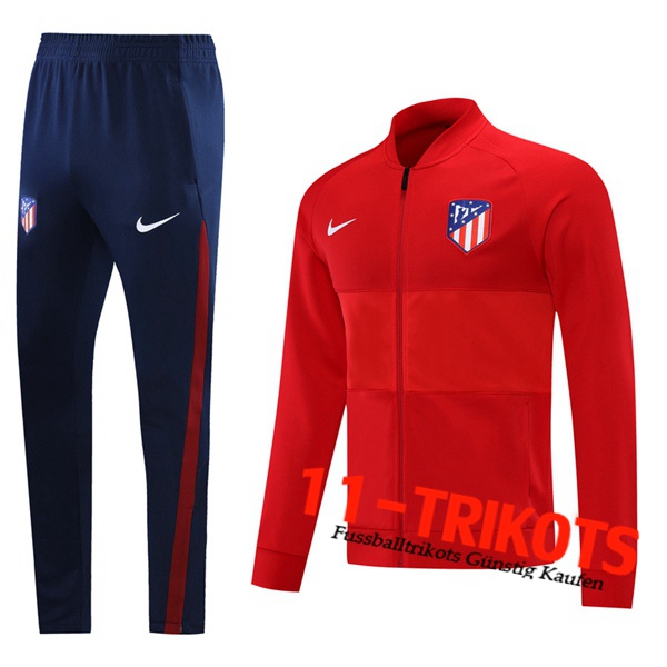 Atletico Madrid Trainingsanzug (Jacke) Rot 2021/2022