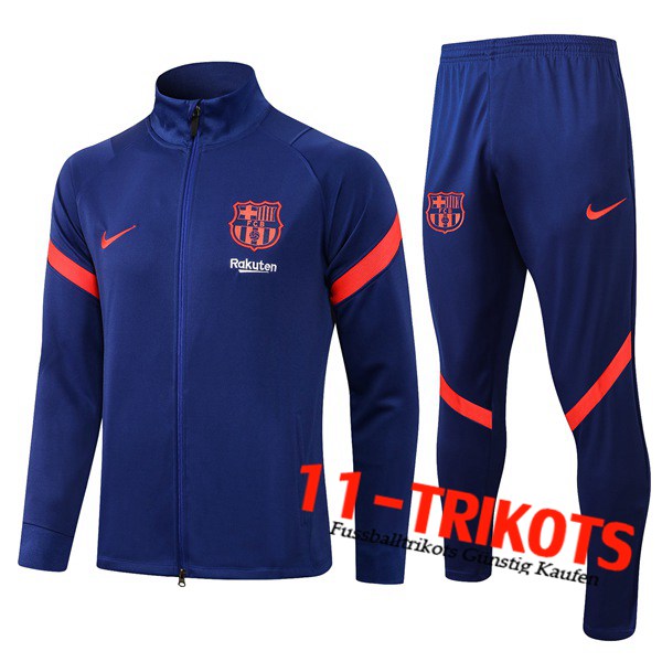 FC Barcelona Trainingsanzug (Jacke) Dunkelblaue 2021/2022