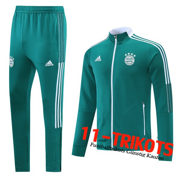 Bayern München Trainingsanzug (Jacke) Grün 2021/2022