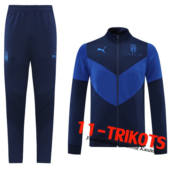 Italien Trainingsanzug (Jacke) Dunkelblaue 2021/2022