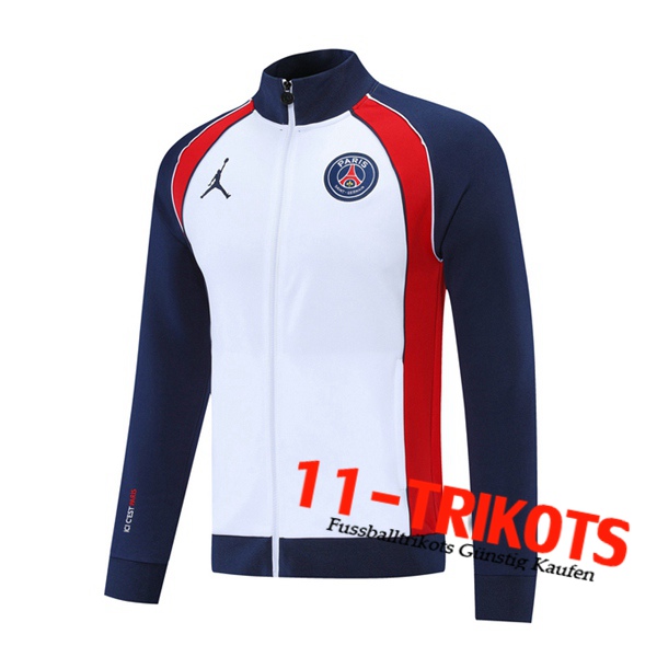 PSG Training Jacket Weiß/Dunkelblau 2021/2022