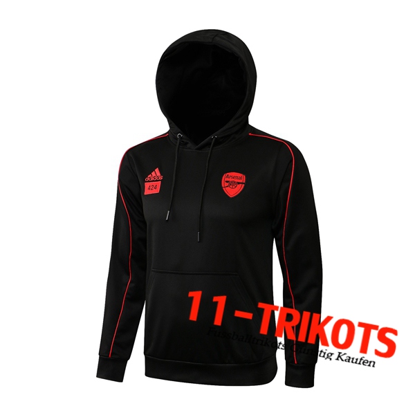 Chaqueta Con Capucha FC Arsenal Negro 2021/2022