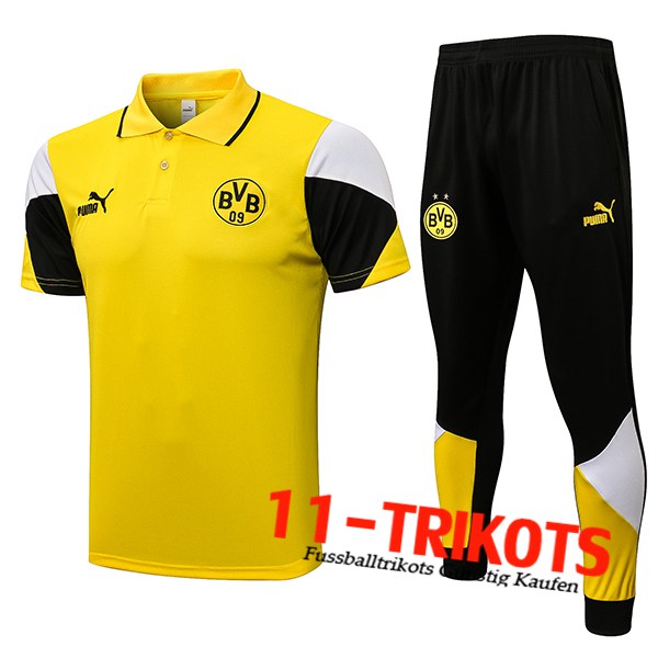 Dortmund BVB Poloshirt + Hose Gelb 2021/2022