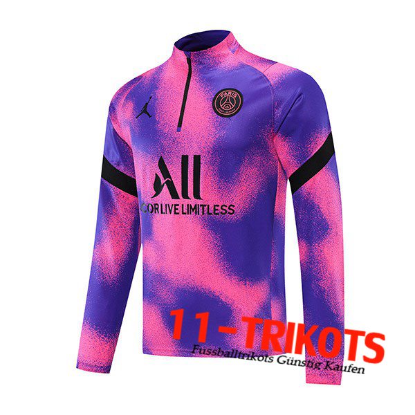 Sudadera De Entrenamiento Jordan PSG Púrpura/Rosa 2021/2022