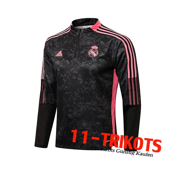 Sudadera De Entrenamiento Real Madrid Negro/Rojo 2021/2022