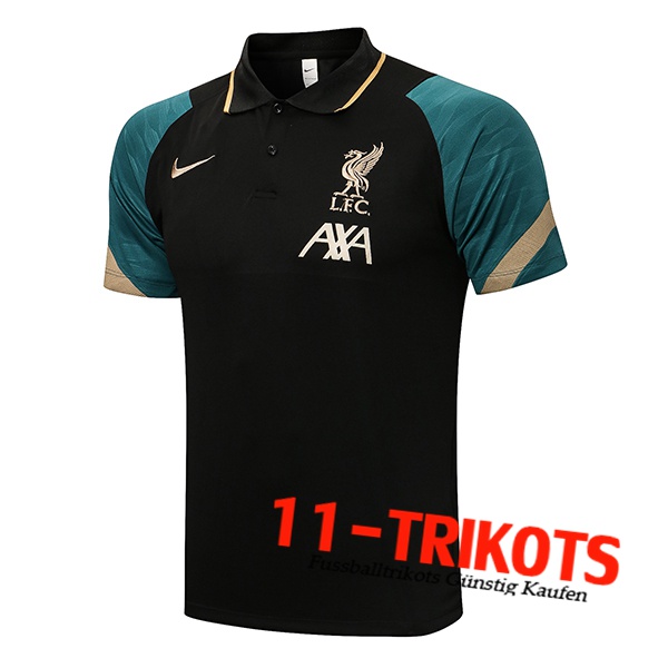 FC Liverpool Poloshirt Schwarz 2021/2022