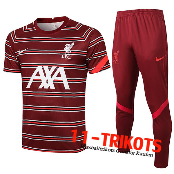 FC Liverpool Trainingstrikot + Hose Rot 2021/2022