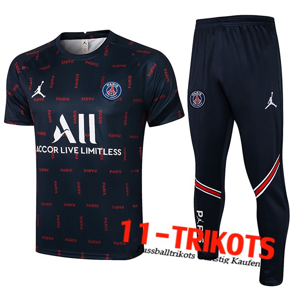 Jordan PSG Trainingstrikot + Hose Dunkelblau 2021/2022