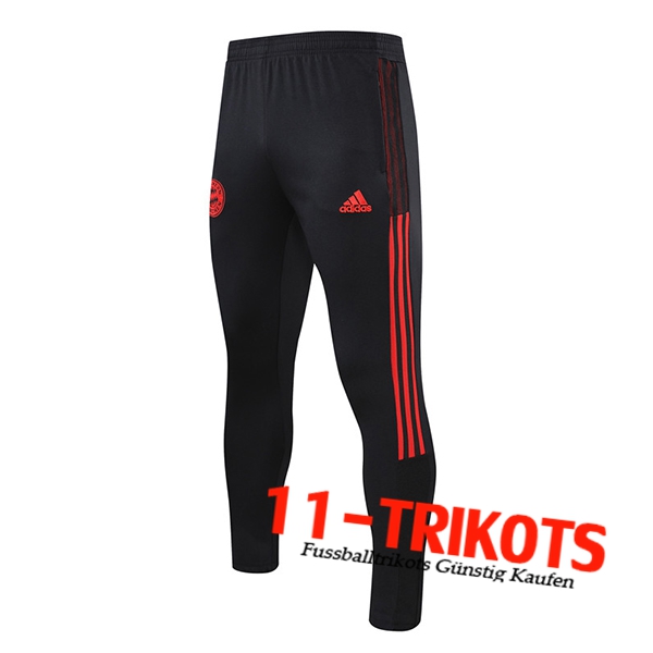 Pantalon Entrenamiento Bayern Munich Negro/Rojo 2021/2022