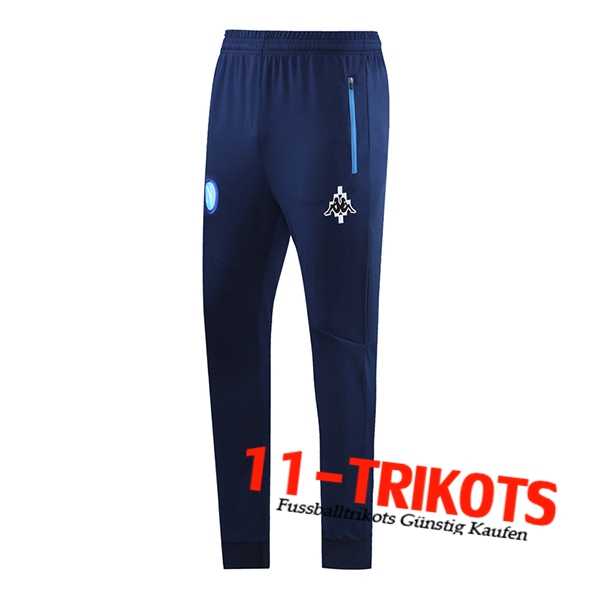 Pantalon Entrenamiento SSC Napoli Negro/Azul 2021/2022