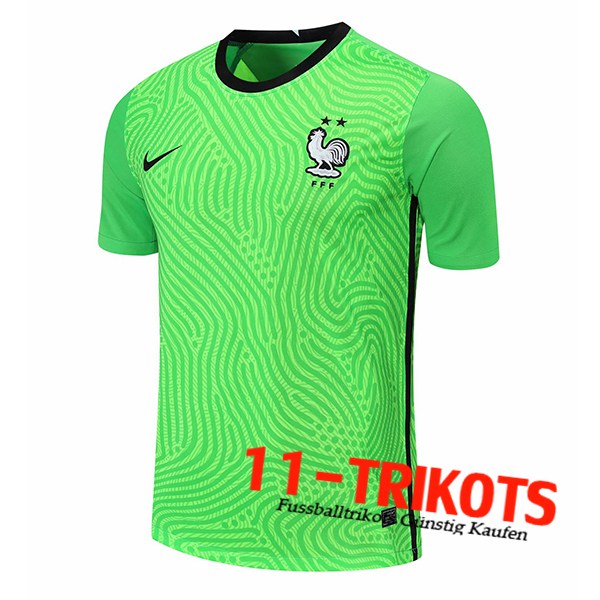 Frankreich Torhuter Trikot Grün 2020