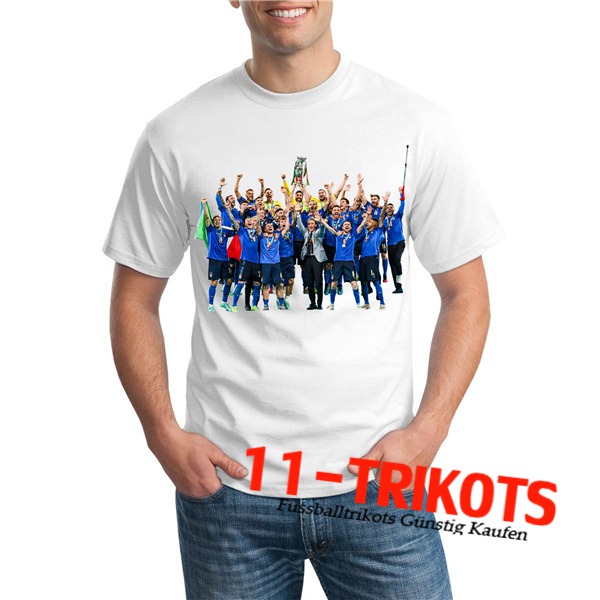 Italien T-Shirts UEFA Euro 2020 Champions Weiß - GXHTS15