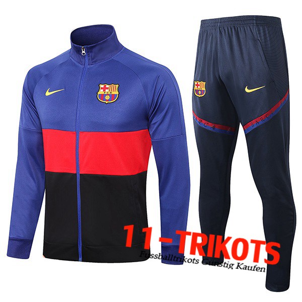 FC Barcelona Trainingsanzug (Jacke) Blau/Rot/Schwarz 2021/2022