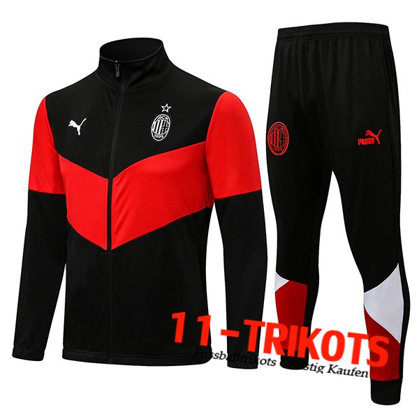 AC Milan Trainingsanzug (Jacke) Schwarz 2021/2022