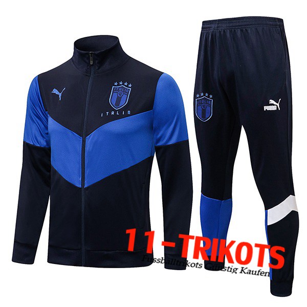 Italien Trainingsanzug (Jacke) Schwarz 2021/2022