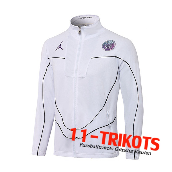 Chaquetas Futbol Jordan PSG Blanca 2021/2022 -1