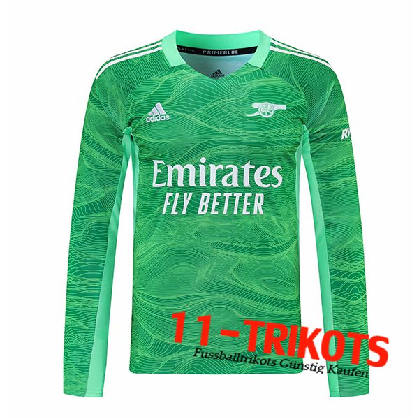 Arsenal Torhuter Trikot Langarm Grün 2021/2022