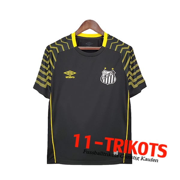 Santos Torhuter Trikot Schwarz 2021/2022