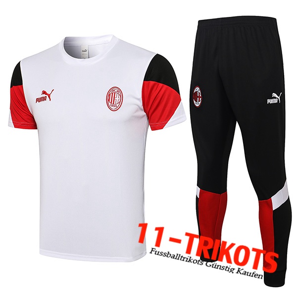 AC Milan Poloshirt + Hose Weiß 2021/2022