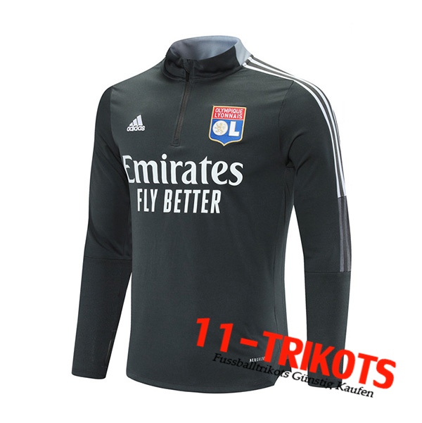 Sudadera De Entrenamiento Lyon OL Gris 2021/2022