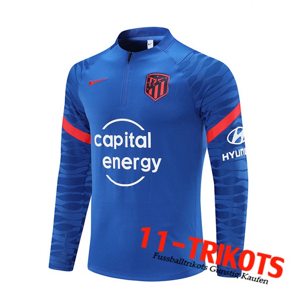 Sudadera De Entrenamiento Atlético Madrid Azul 2021/2022