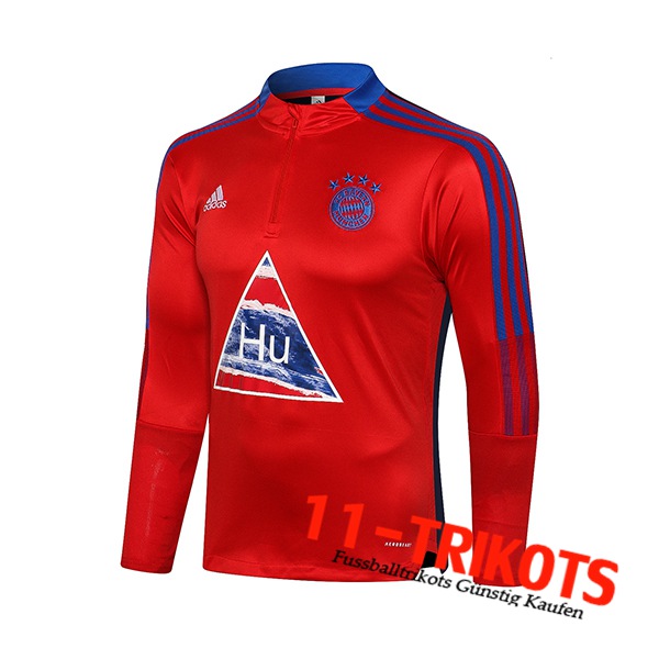 Sudadera De Entrenamiento Bayern Munich Rojo/Azul 2021/2022