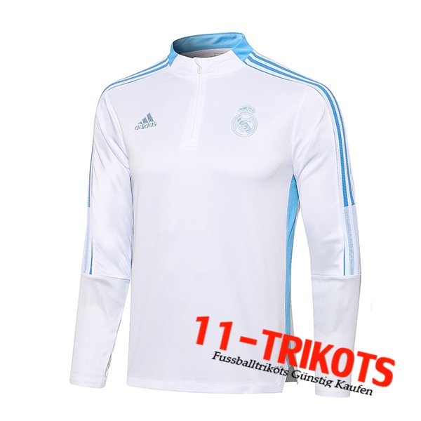 Sudadera De Entrenamiento Real Madrid Blanca 2021/2022