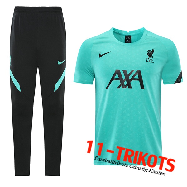 FC Liverpool Trainingstrikot + Hose Grün 2021/2022