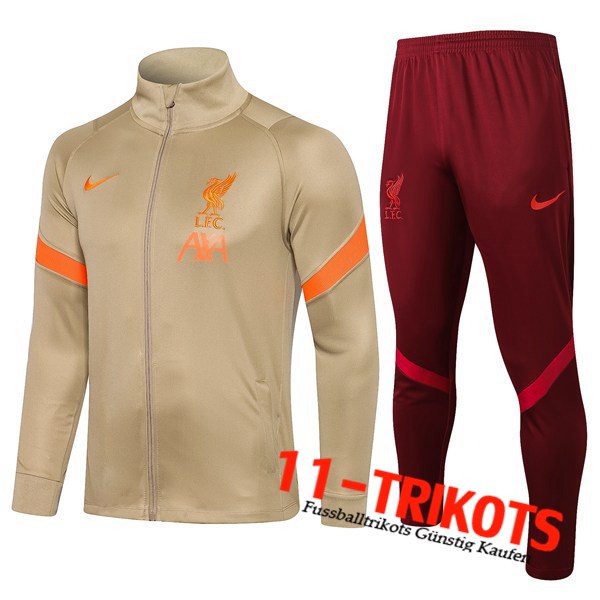 FC Liverpool Trainingsanzug (Jacke) Gelb 2021/2022