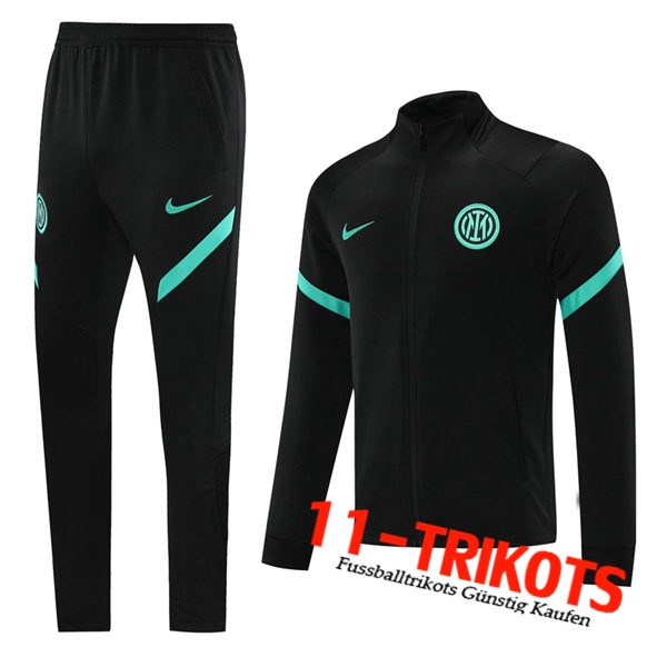 Inter Milan Trainingsanzug (Jacke) Schwarz 2021/2022 -1