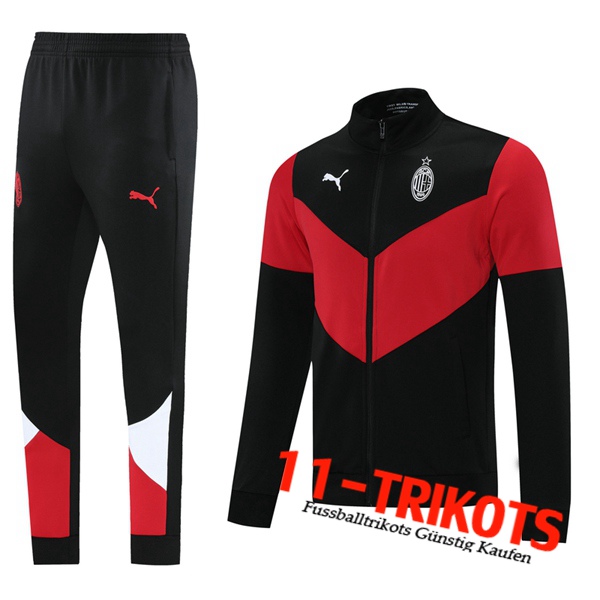 AC Milan Trainingsanzug (Jacke) Schwarz 2021/2022 -1