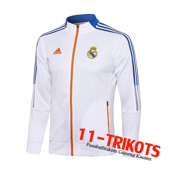 Chaquetas Futbol Real Madrid Blanca 2021/2022