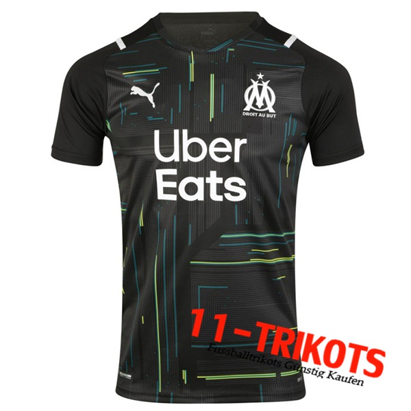 Marseille OM Torhuter Trikot Schwarz 2021/2022